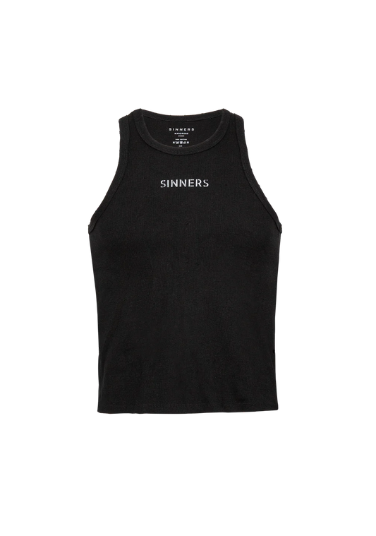 SINNERS LES MAÇONS TANK TOP BLACK