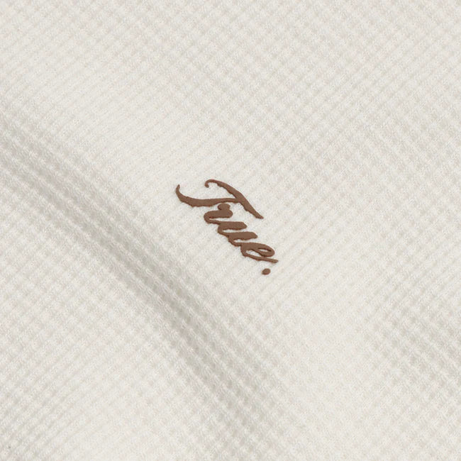 True Textured Boxy Tee - Cream