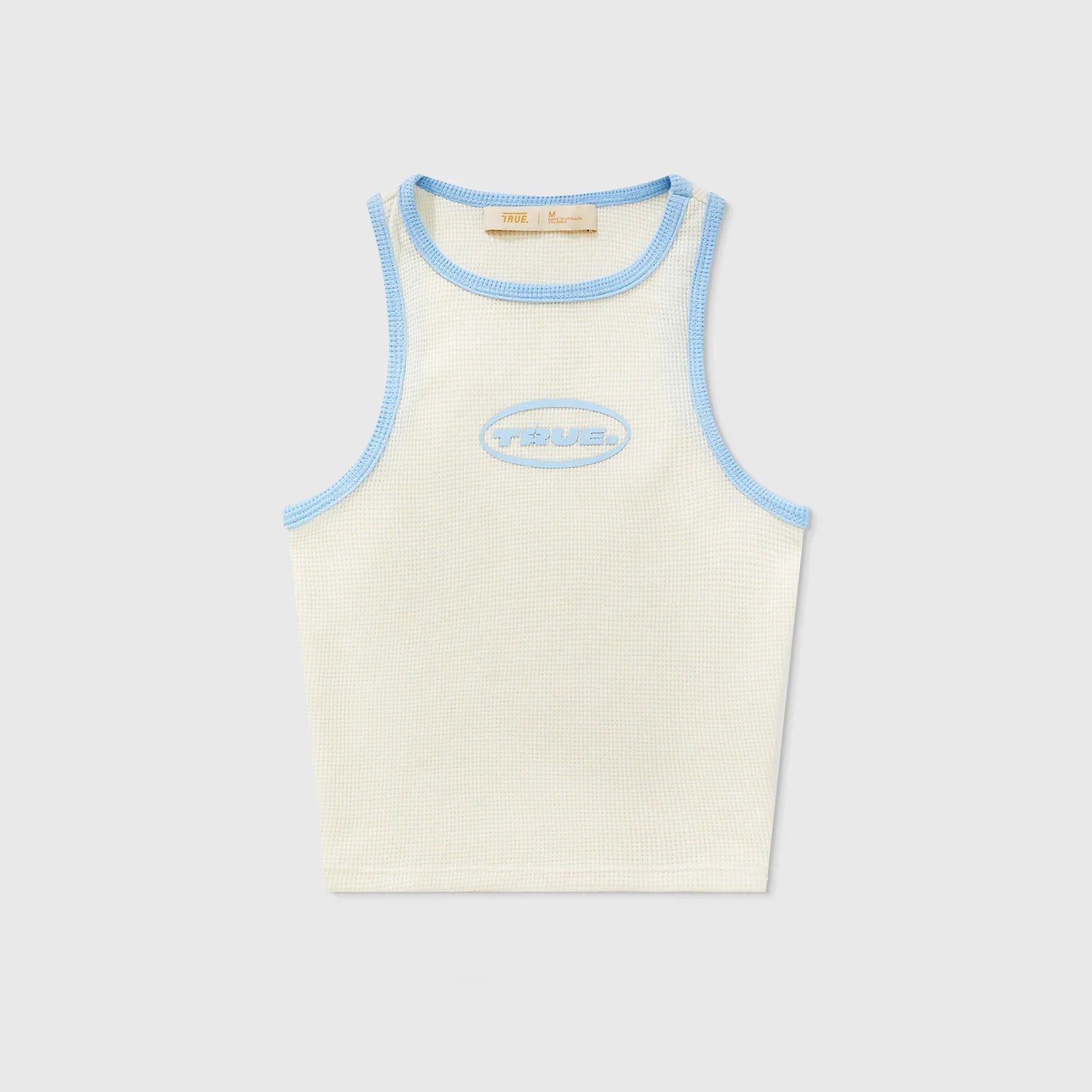 True textured tank top - cream