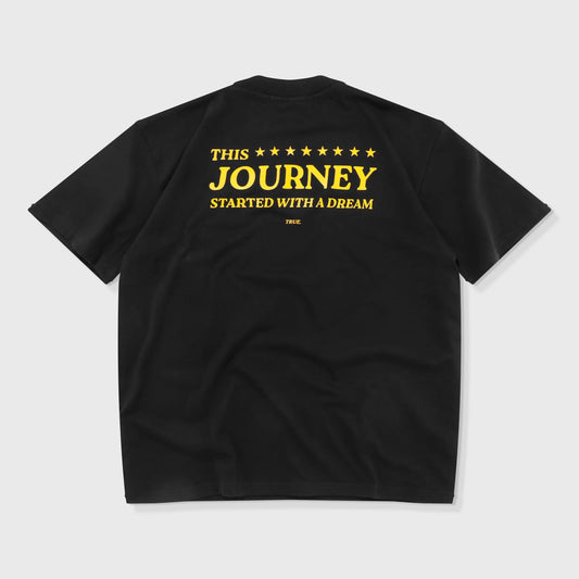 True The Journey Oversized T-Shirt - Black
