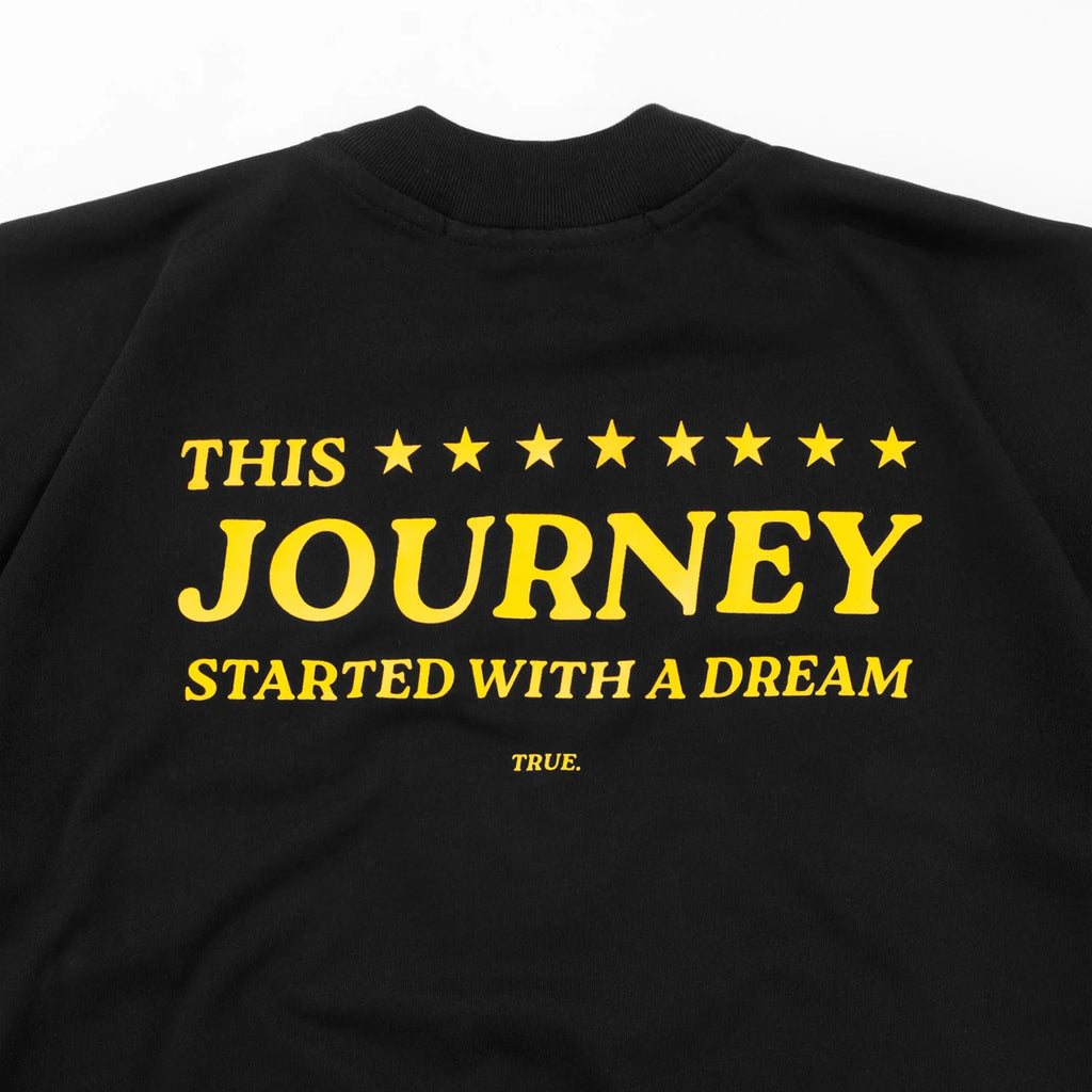 True The Journey Oversized T-Shirt - Black