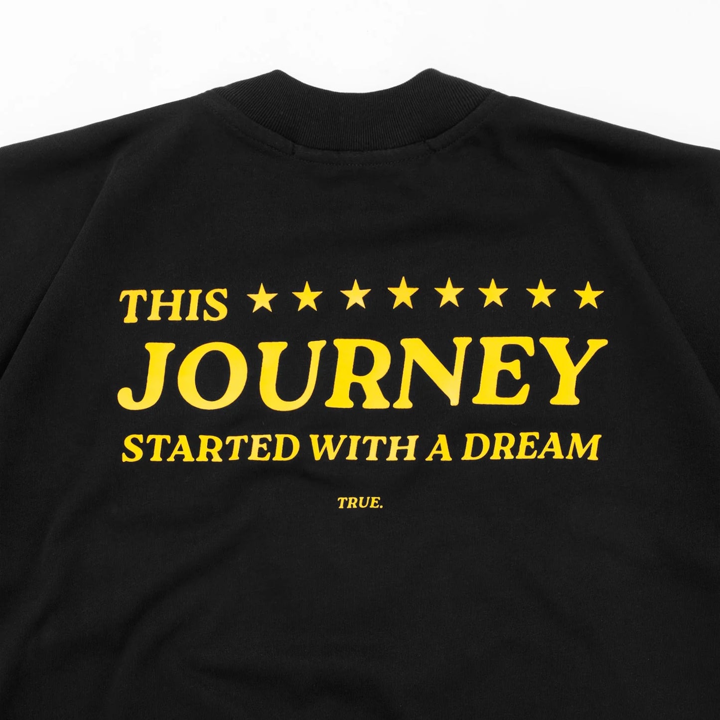 True The Journey Oversized T-Shirt - Black