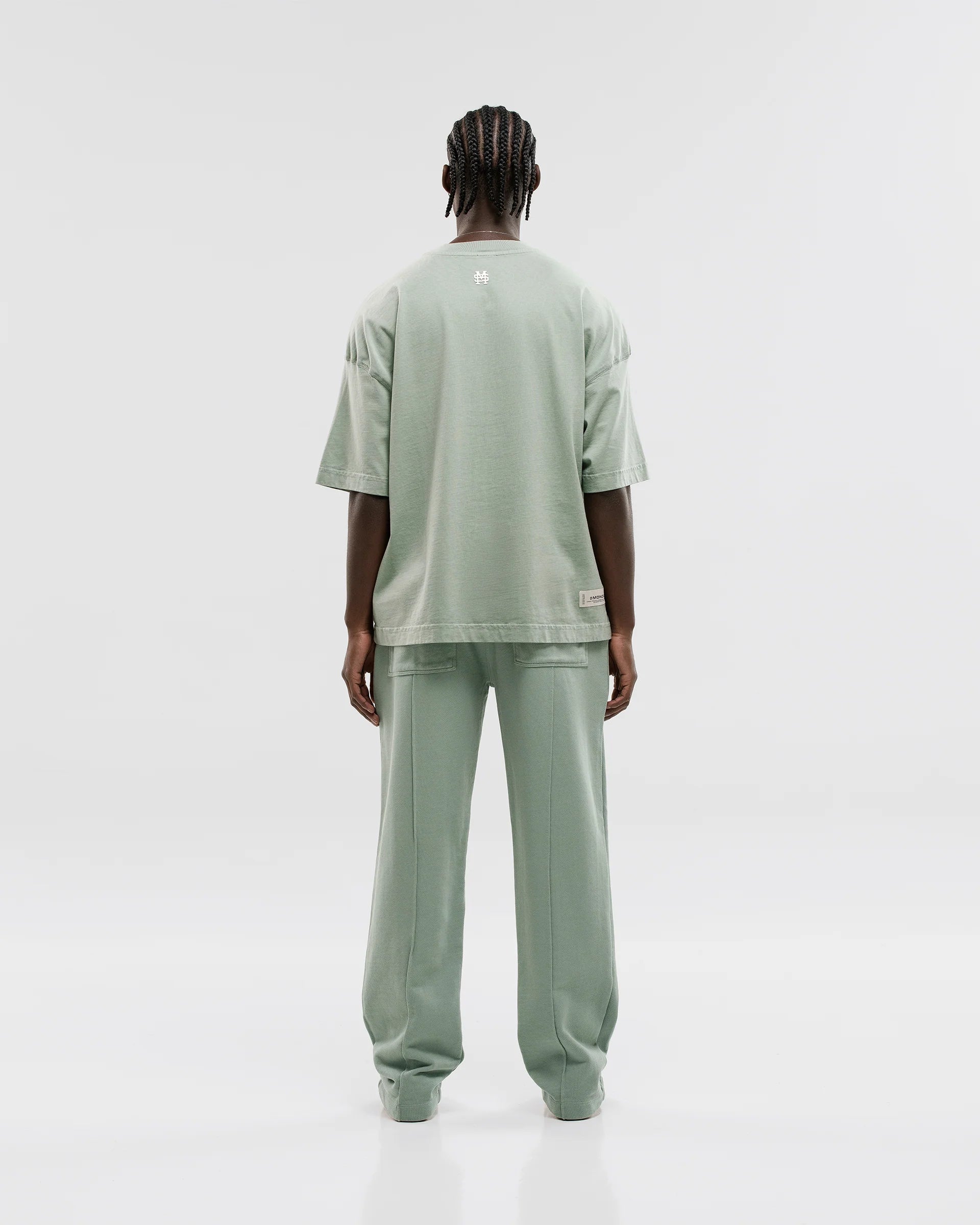 Monoic Camiseta Boxy Fit Básica V2 - Verde Menta
