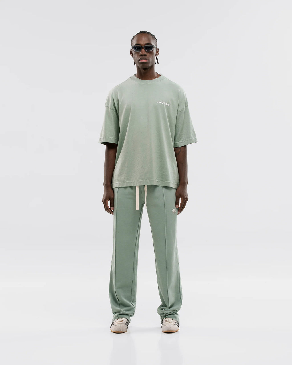 Monoic Camiseta Boxy Fit Básica V2 - Verde Menta