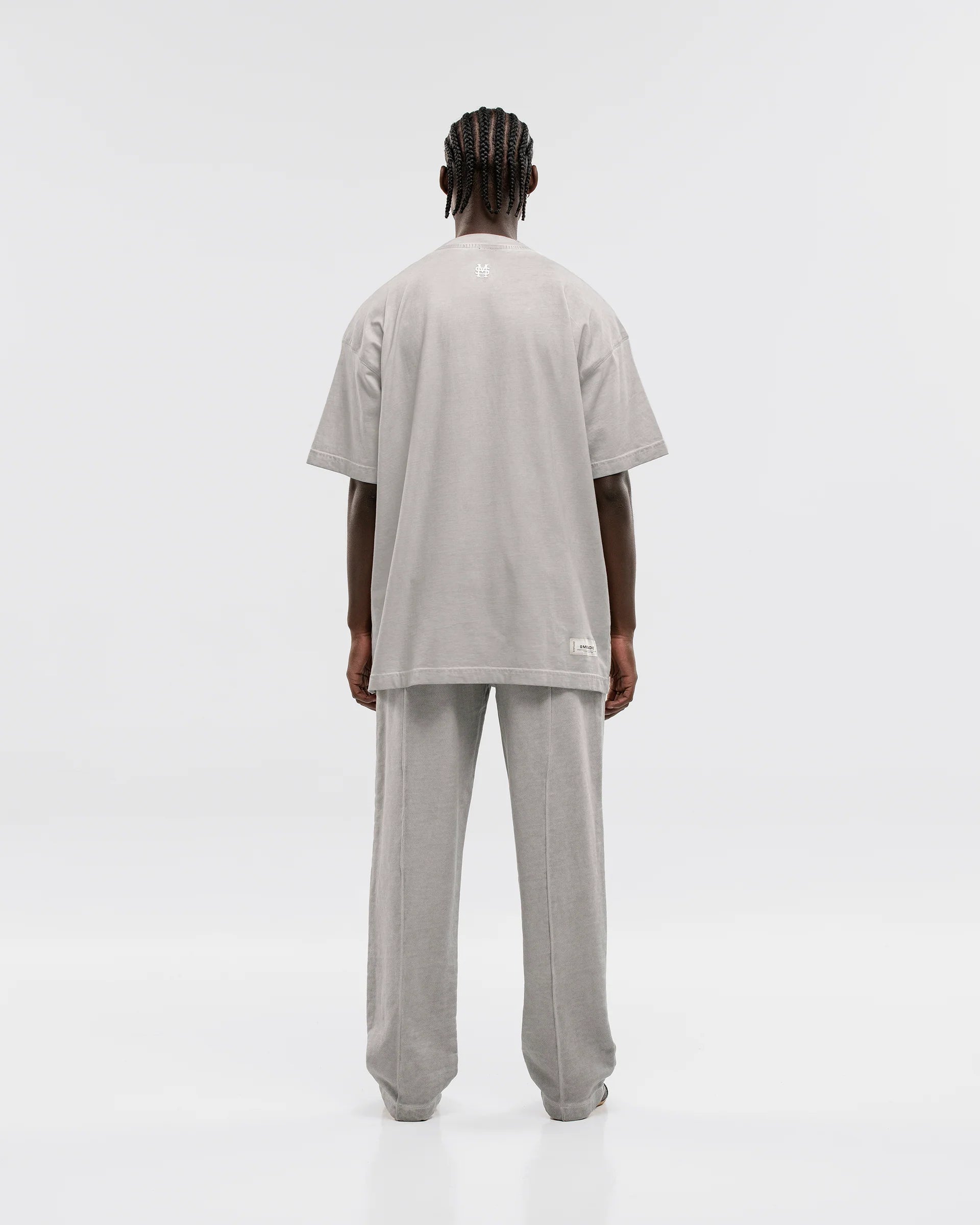Monoic Camiseta Oversized Básica V2 - Gris Desgastado
