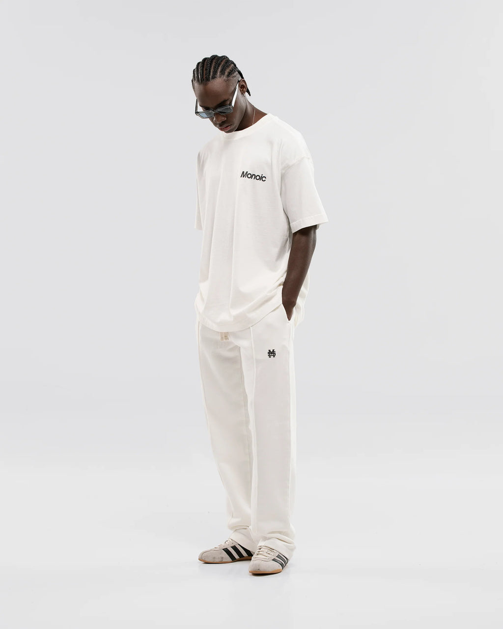 Monoic Camiseta Logo Oversized V2 - Off White