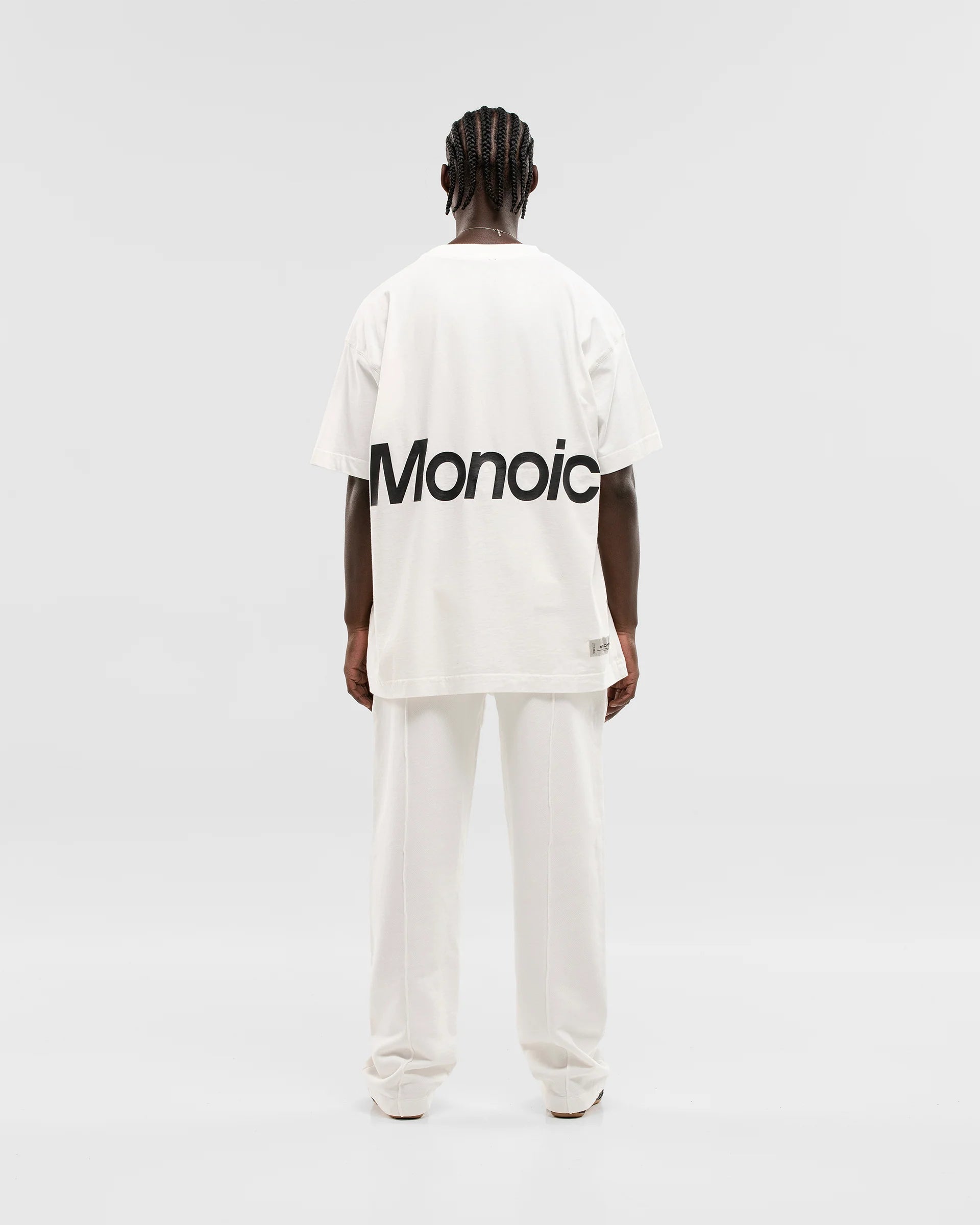 Monoic Camiseta Logo Oversized V2 - Off White