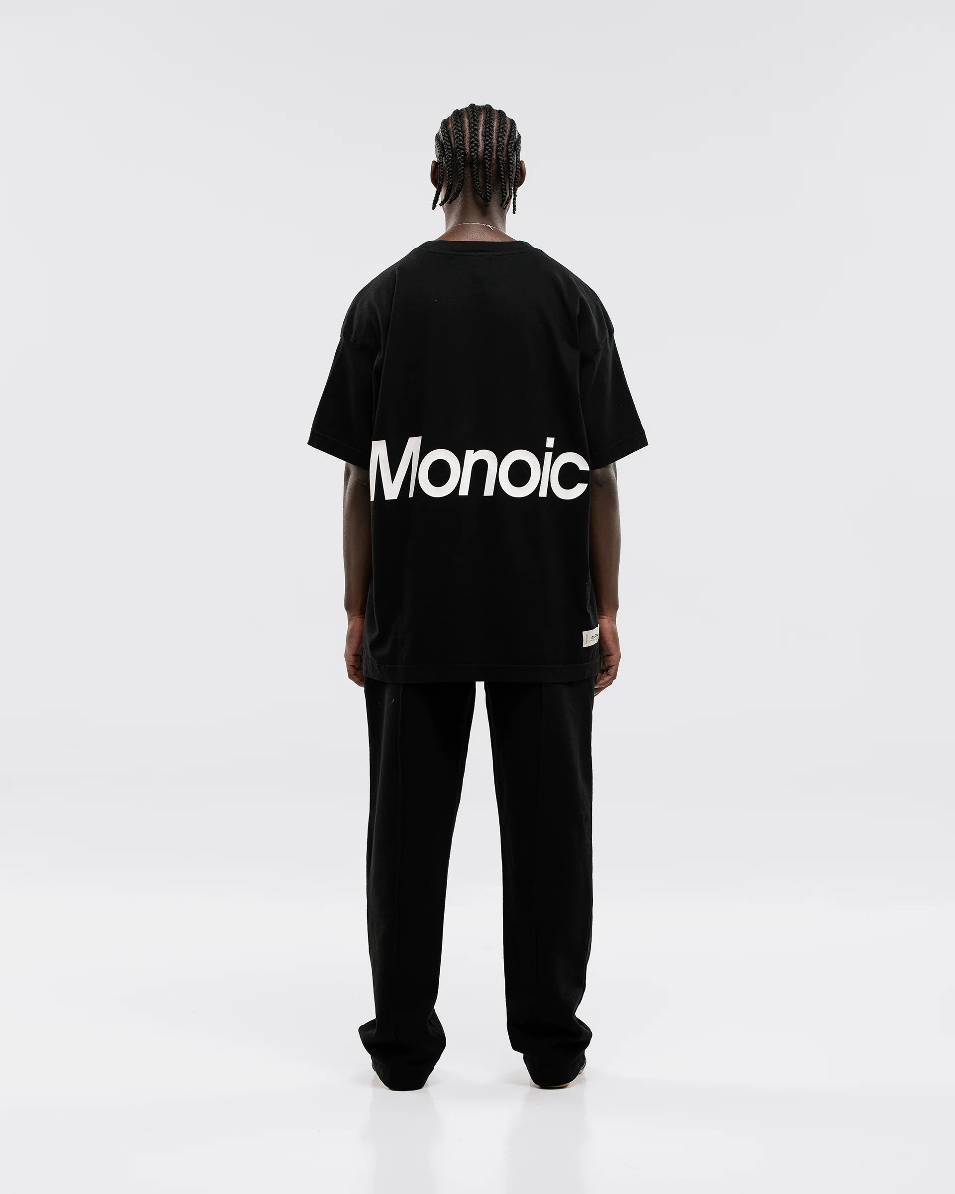 Monoic Camiseta Logo Oversized V2 - Negro Oscuro