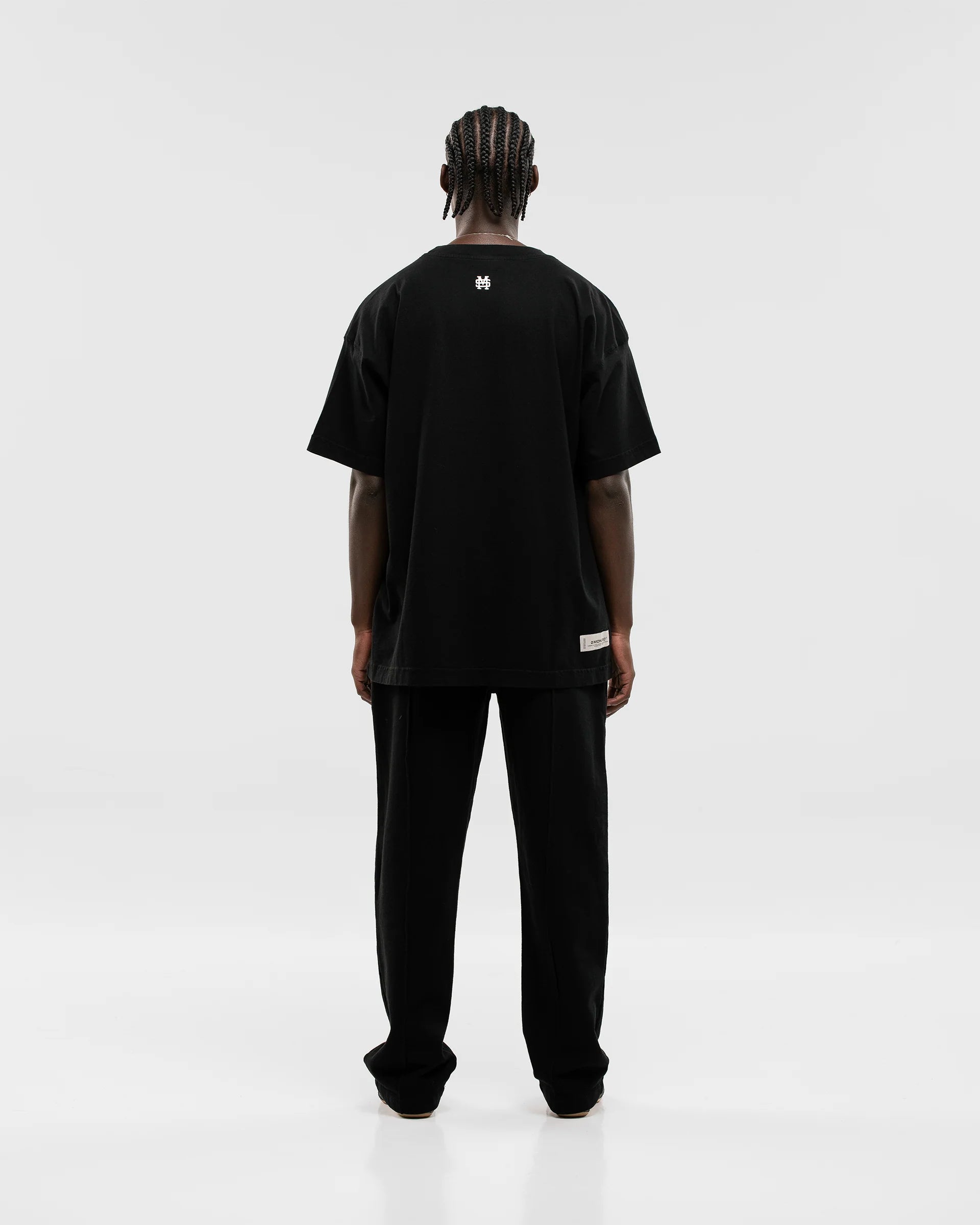 Monoic Camiseta Oversized Básica V2 - Negro Oscuro