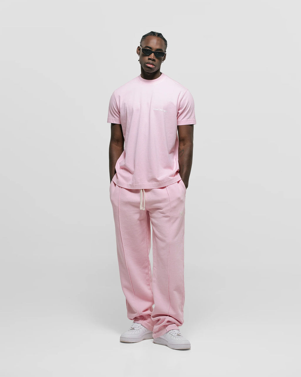 Monoic Camiseta Regular Fit Básica V3 - Rosado Pastel