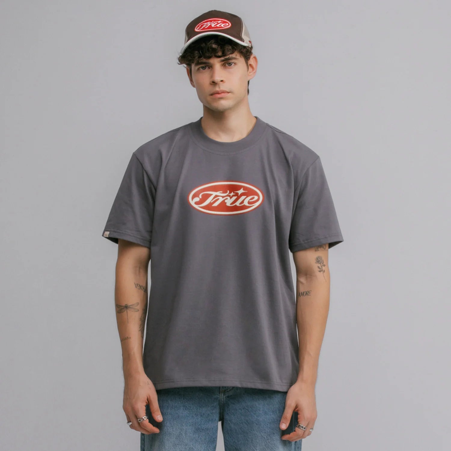 True stamp t-shirt - gray