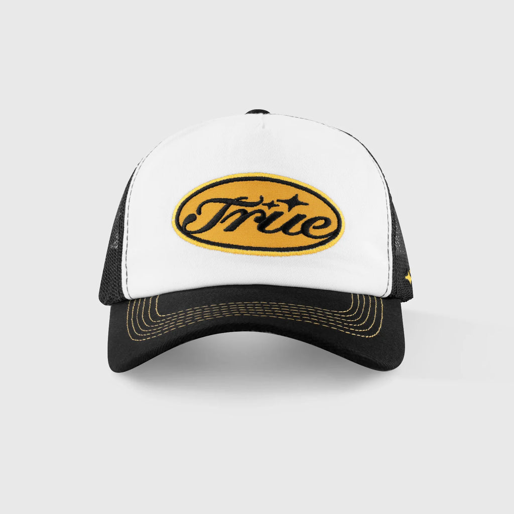 True Stamp Trucker Cap - Black