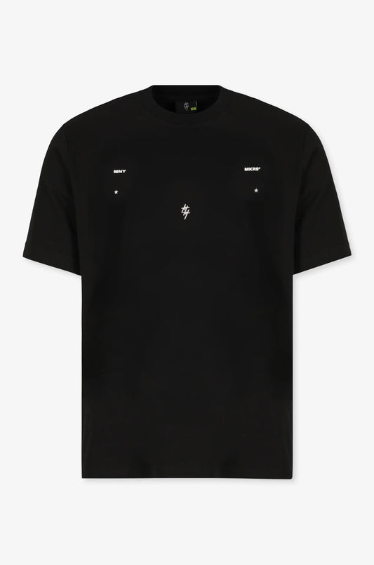 Money makers CWCOLORSNQ1 camiseta regular negra