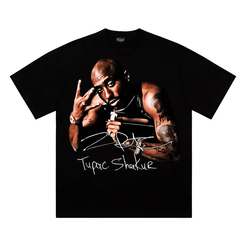 Clvssic tupac T-shirt black