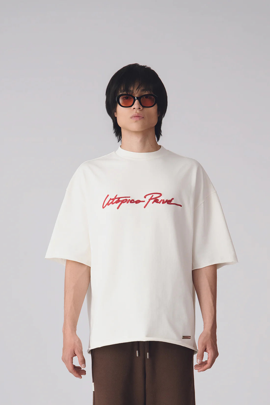 Utópico camiseta marfil - relaxed fit