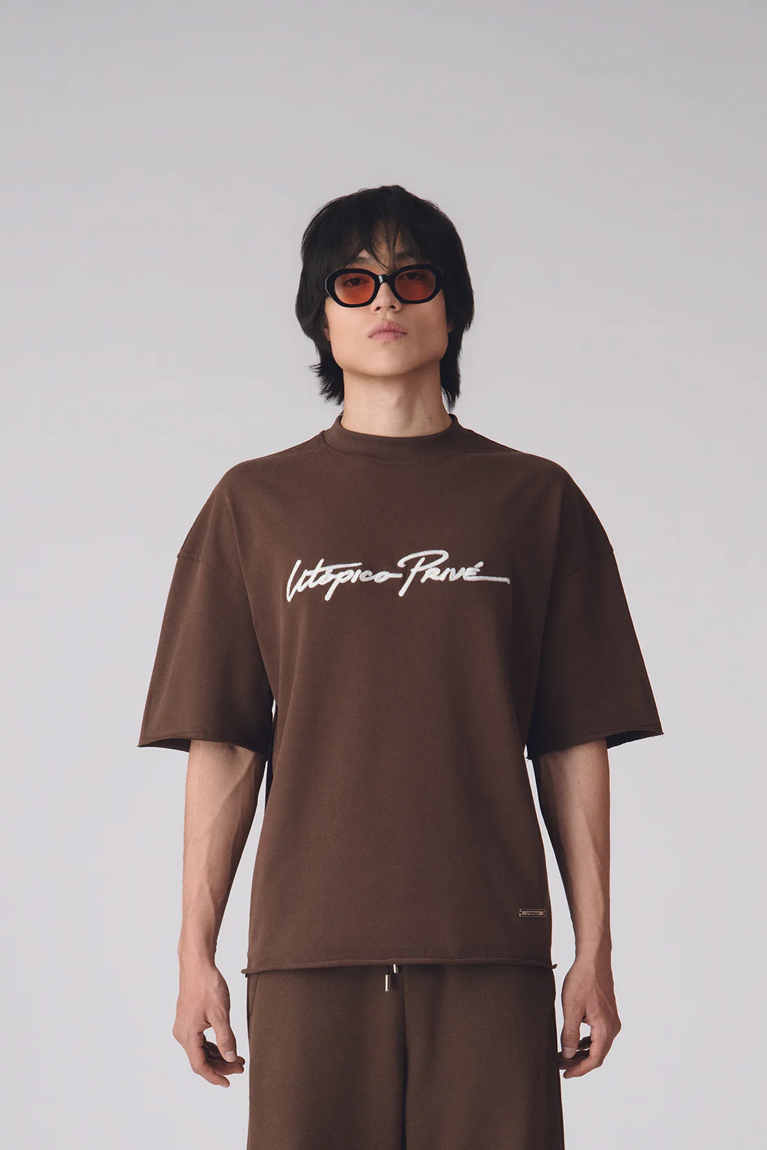 Utópico camiseta cafe - relaxed fit