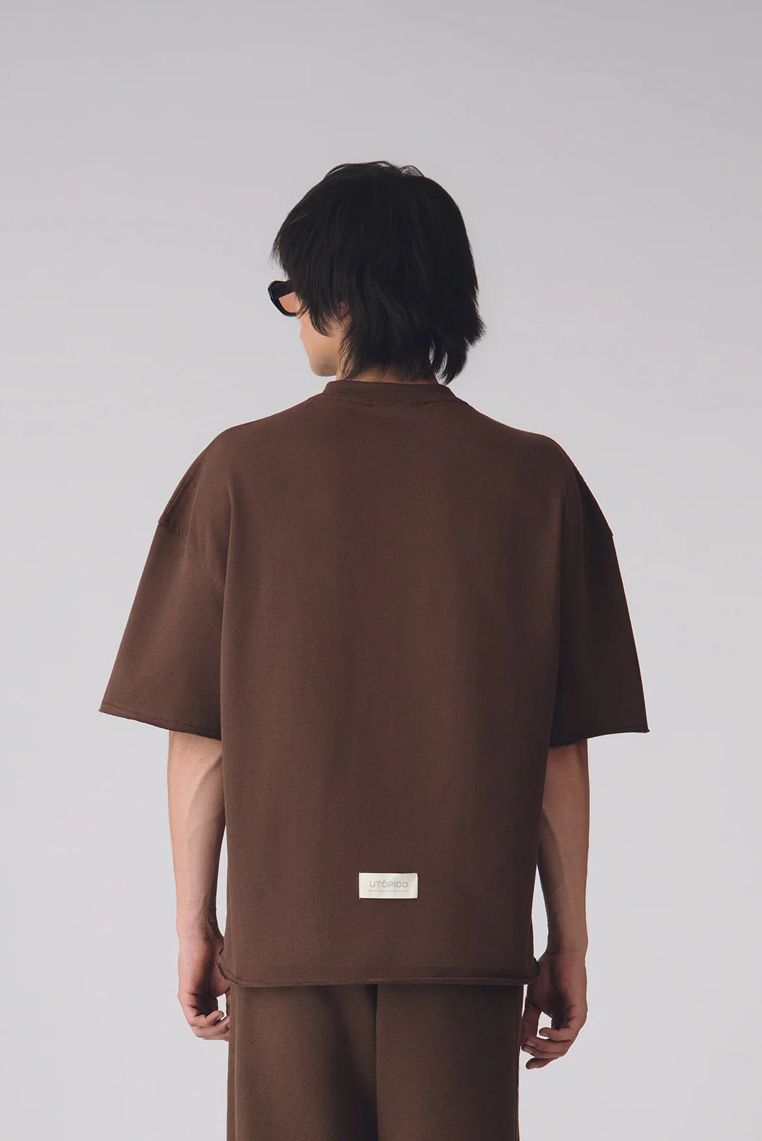 Utópico camiseta cafe - relaxed fit