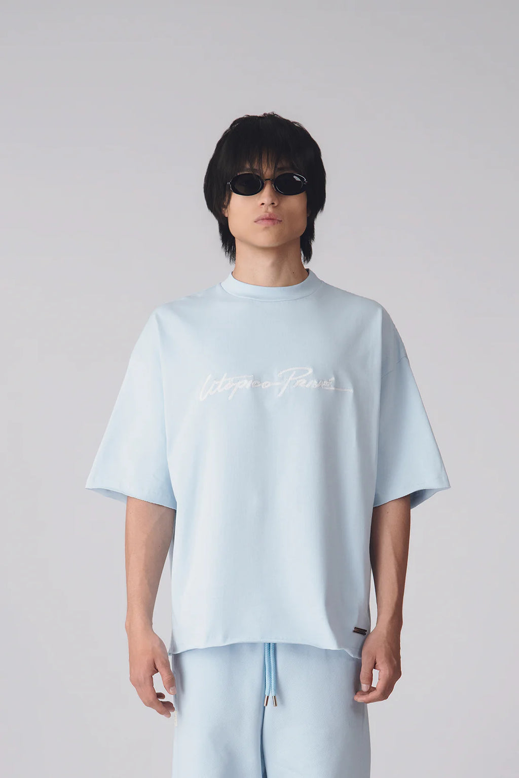 Utópico camiseta celeste - relaxed fit