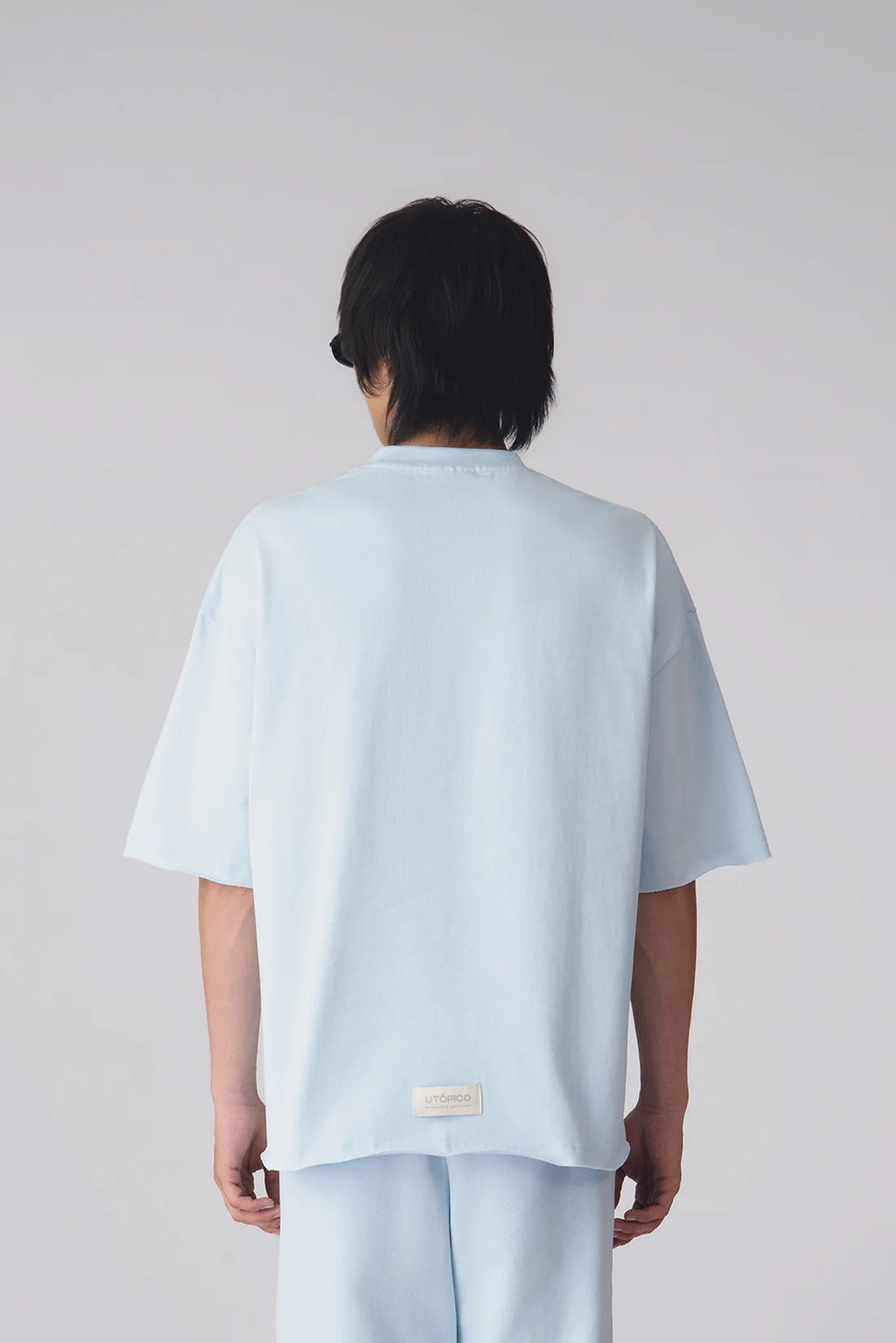Utópico camiseta celeste - relaxed fit