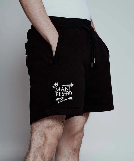 Shorts negro Manifesto