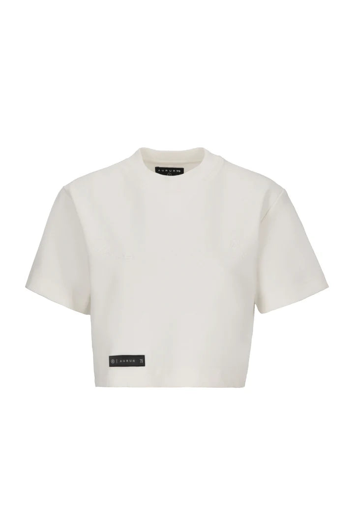 Aurum white born to fly croptop