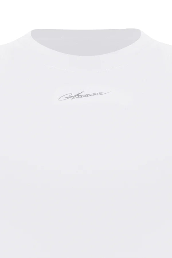 Aurum White Signature Baby Tee