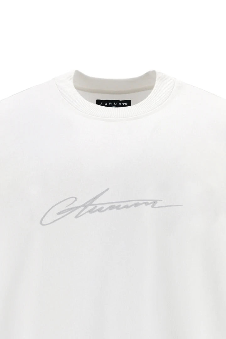 Aurum white aurum signature t-shirt