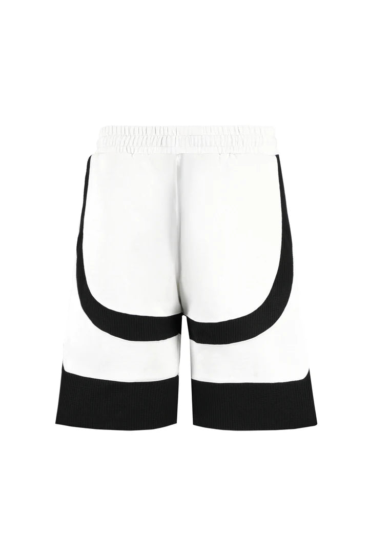 Aurum White Waffle Shorts