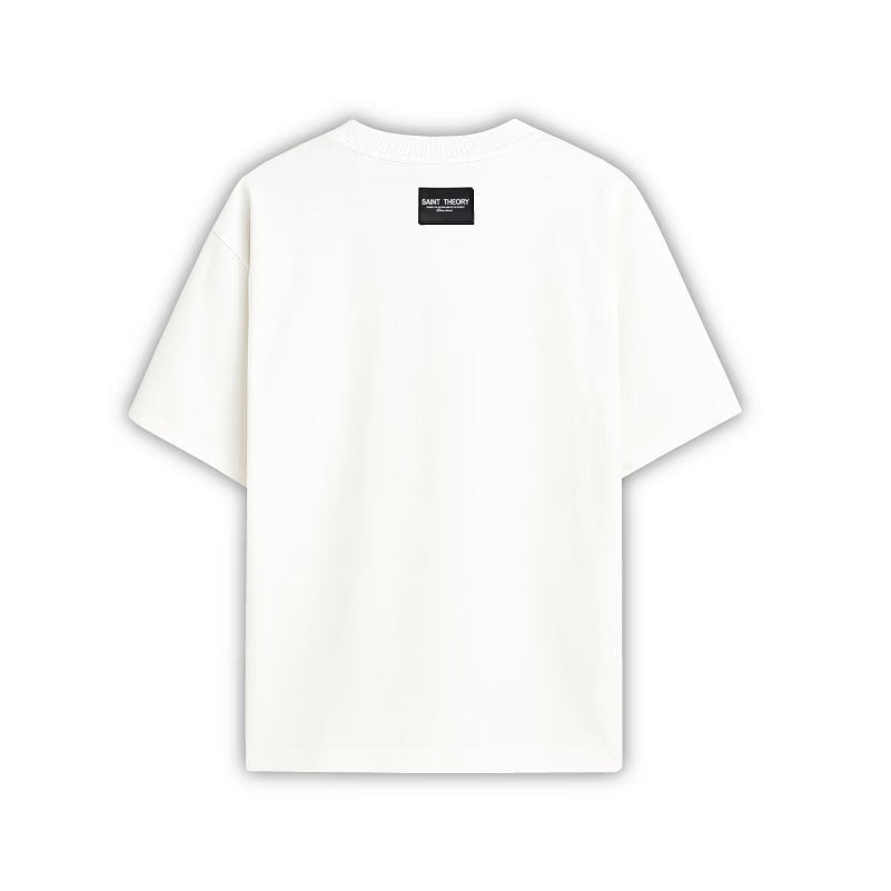 Saint Theory camiseta revelion haloed blanca