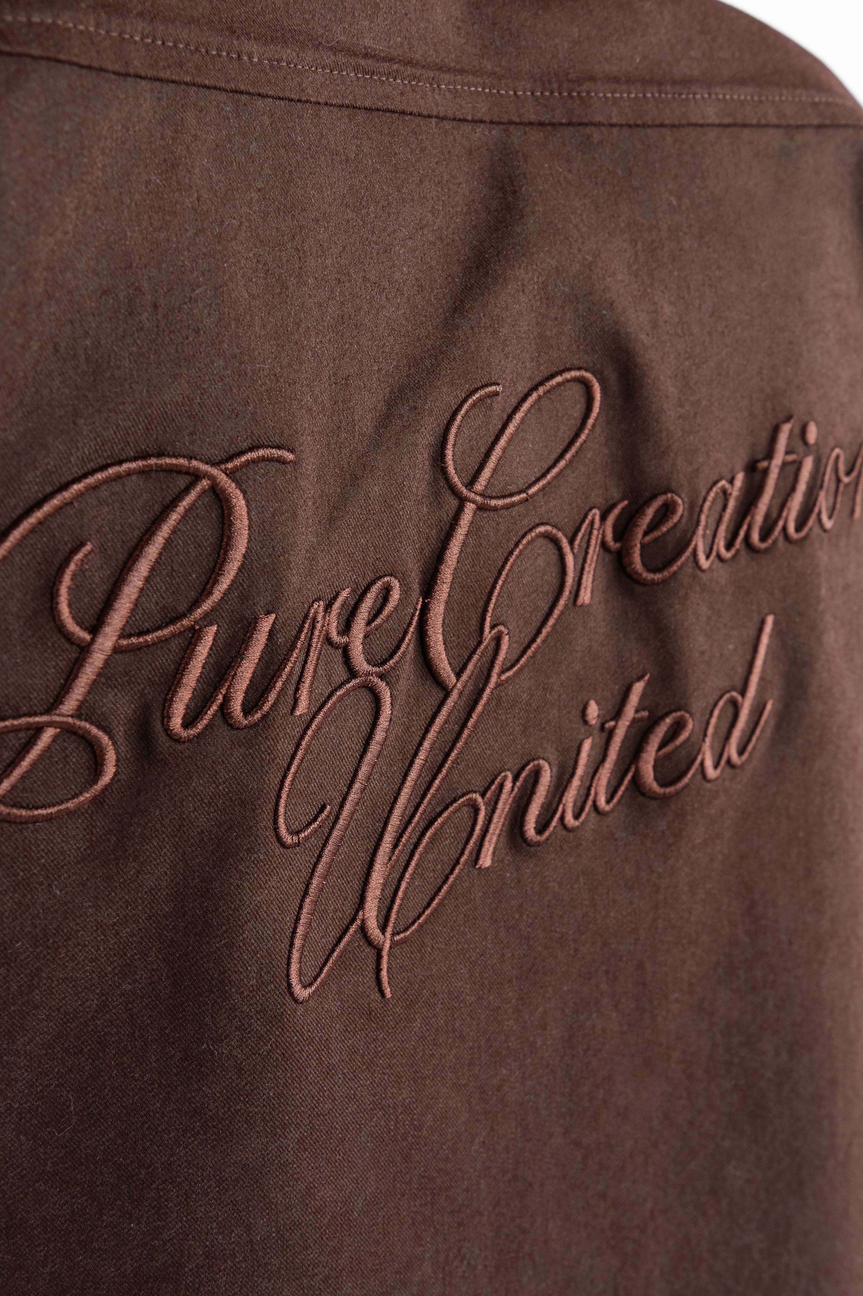 Pure camisa café highland PUR20324