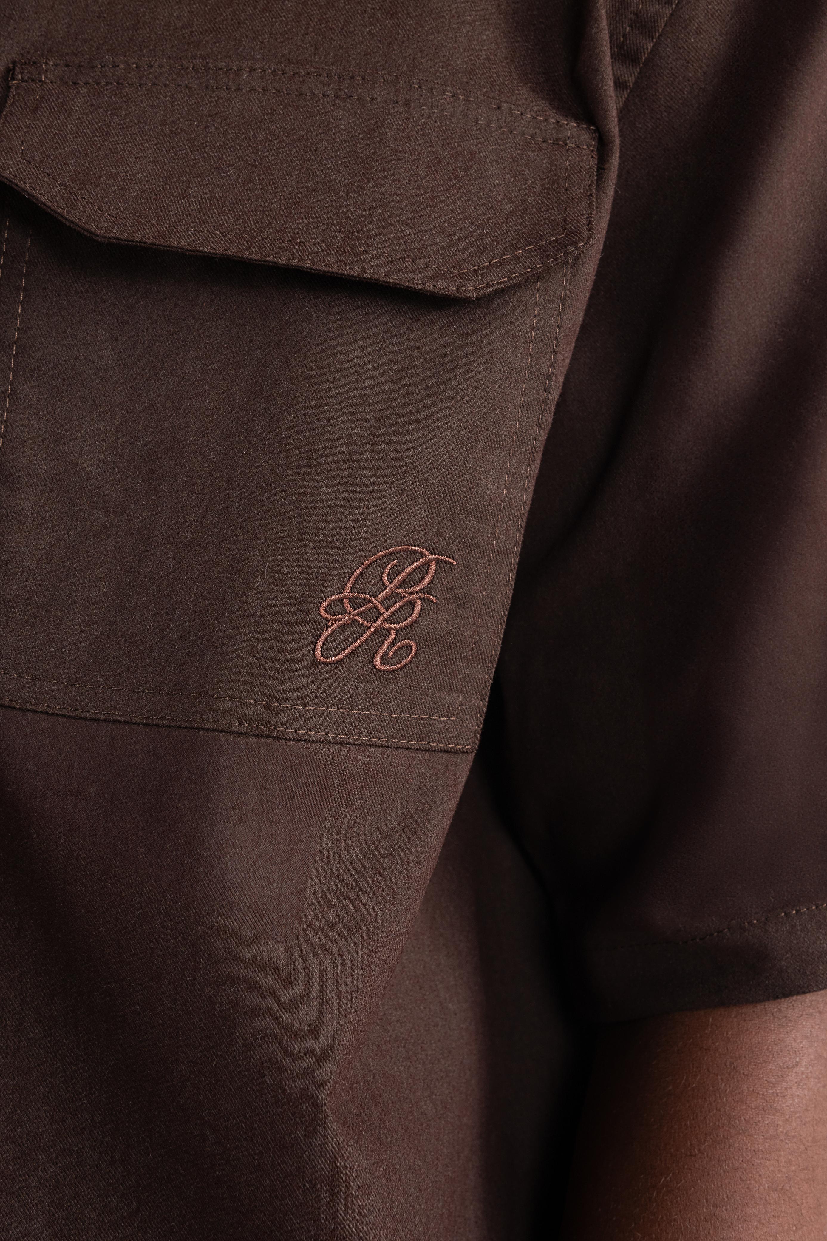 Pure camisa café highland PUR20324
