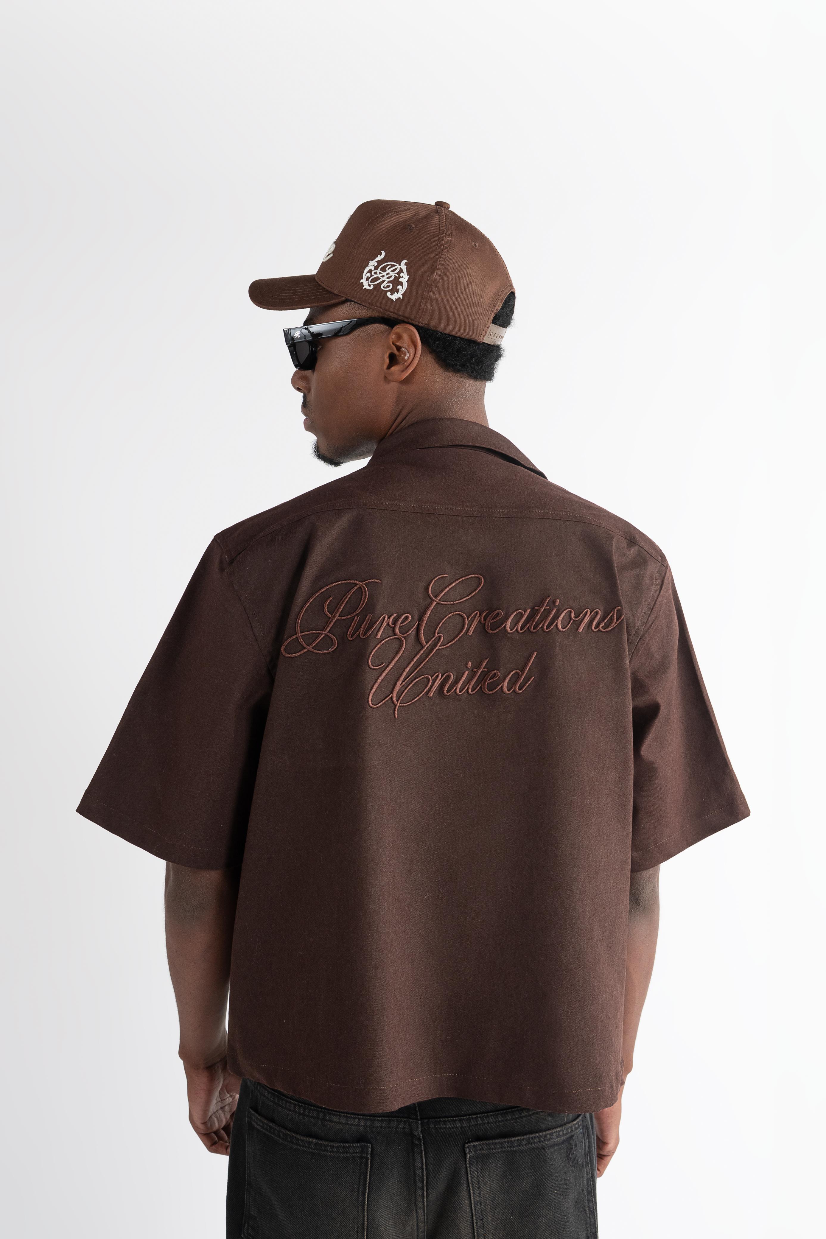 Pure camisa café highland PUR20324