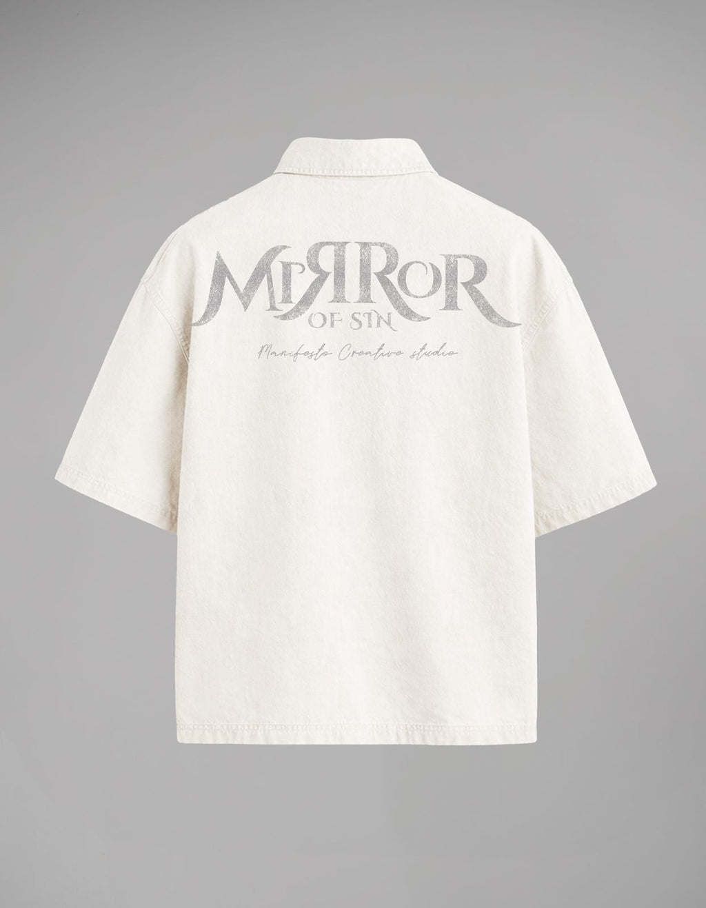 Manifesto Camisa botones mirror of sins cruda