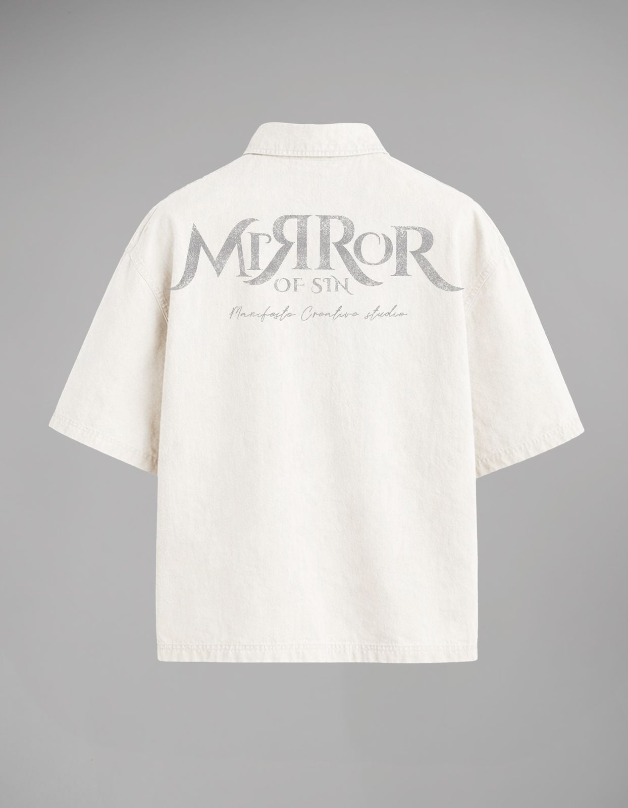 Manifesto Camisa botones mirror of sins cruda