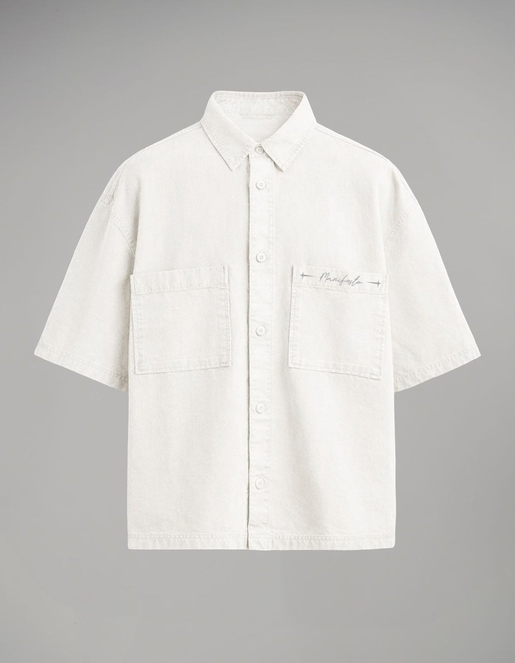 Manifesto Camisa botones mirror of sins cruda