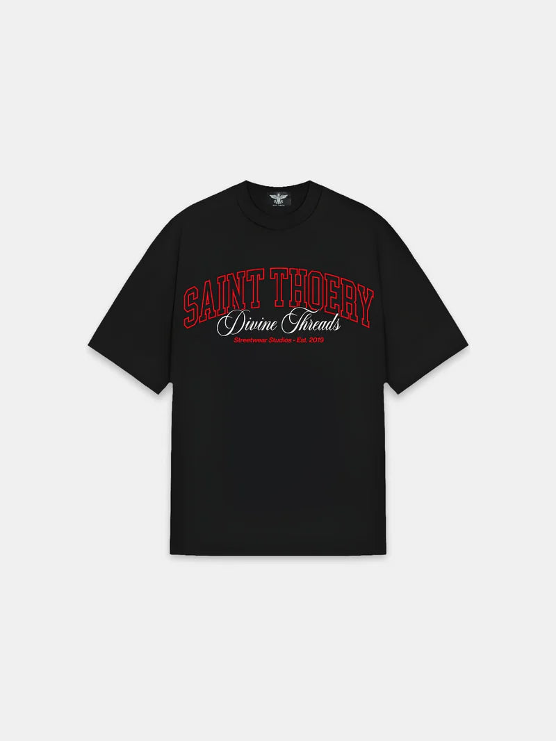 Saint Theory camiseta essential nova black red