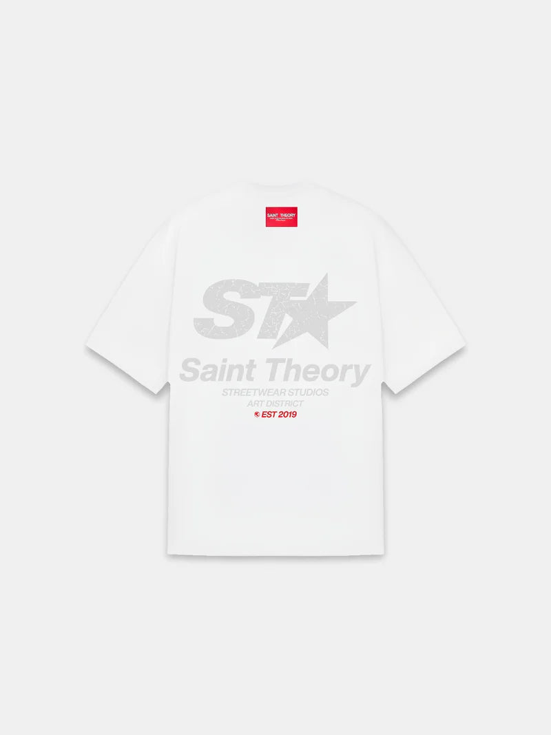 Saint Theory camiseta streetline essential static white