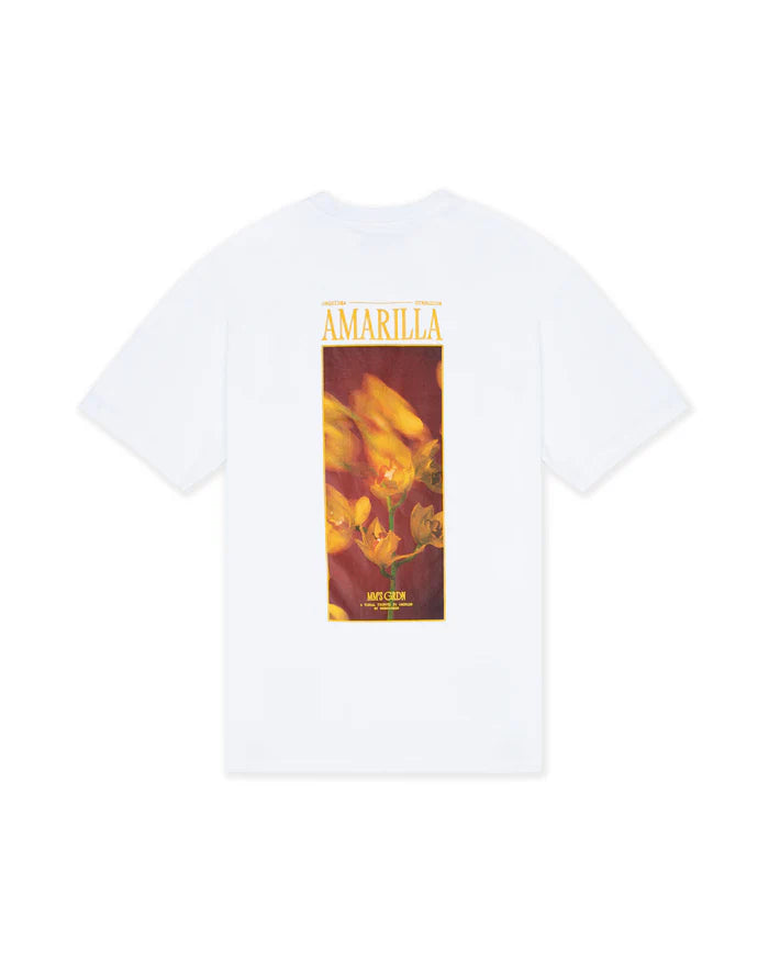 Weedgreen camiseta oversize sunshine orchid blanco