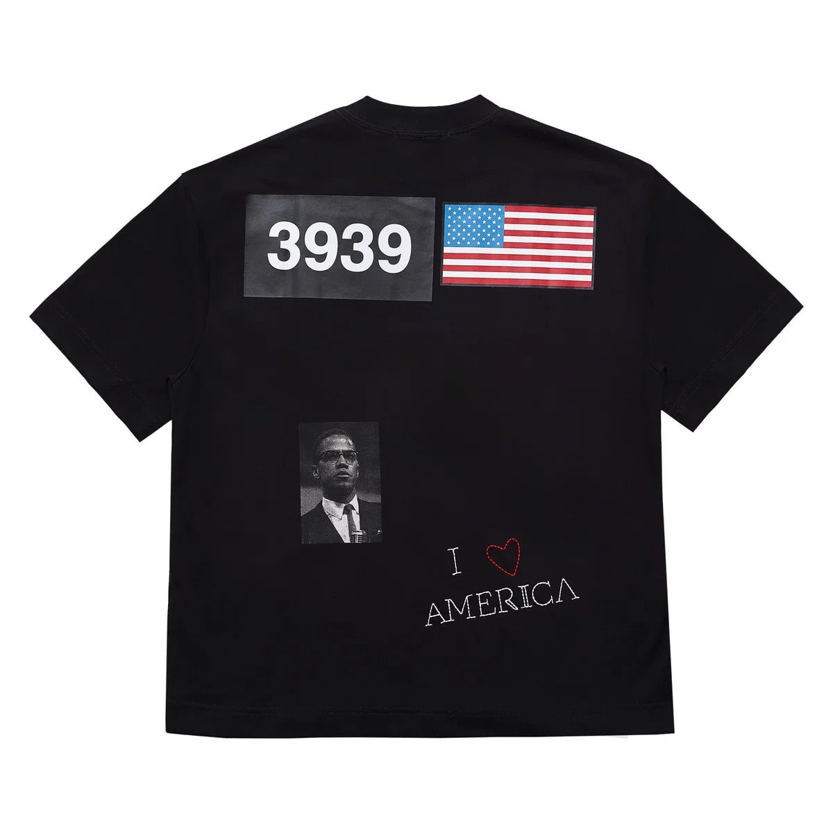 Sinners i <3 america black t-shirt