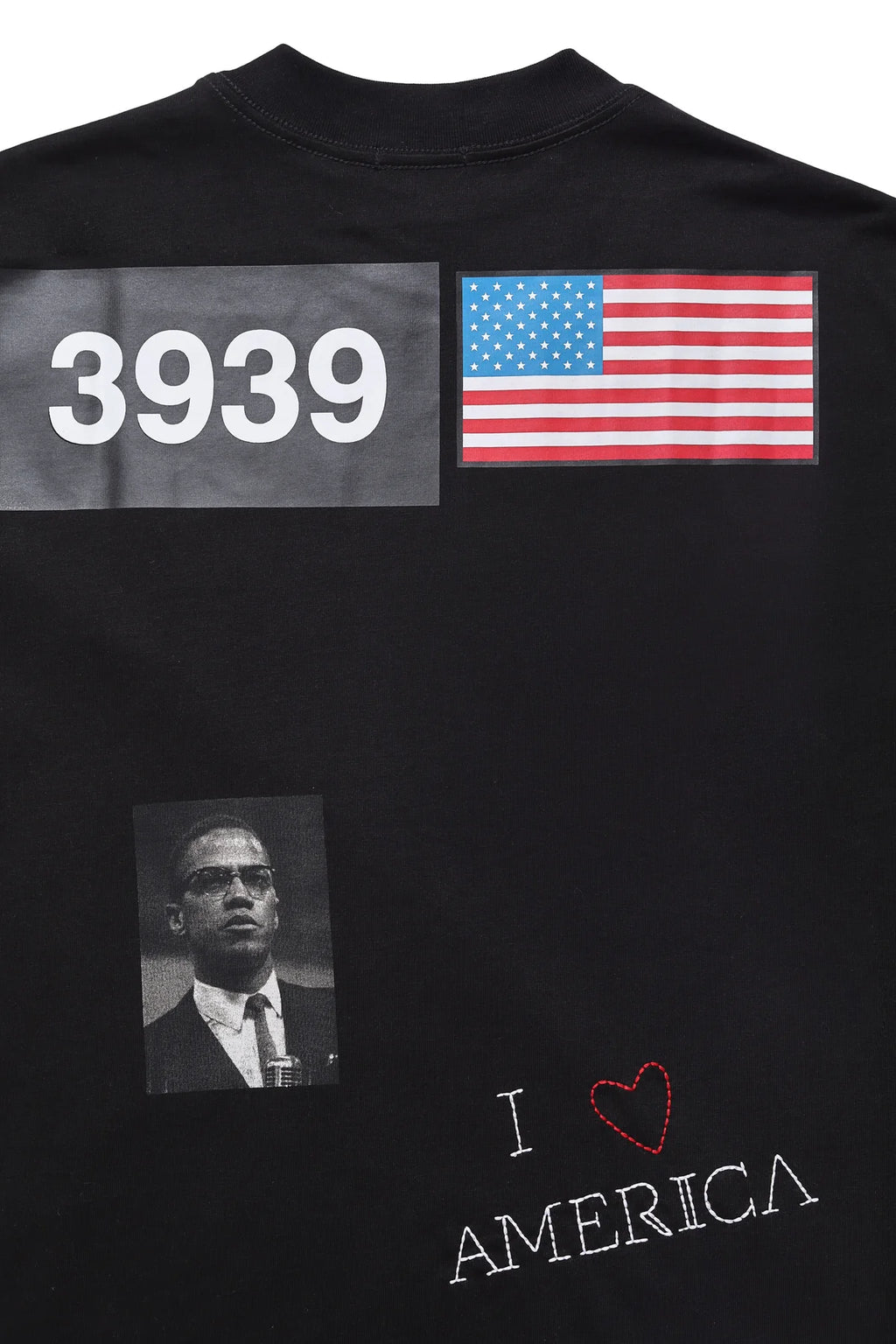 Sinners i <3 america black t-shirt