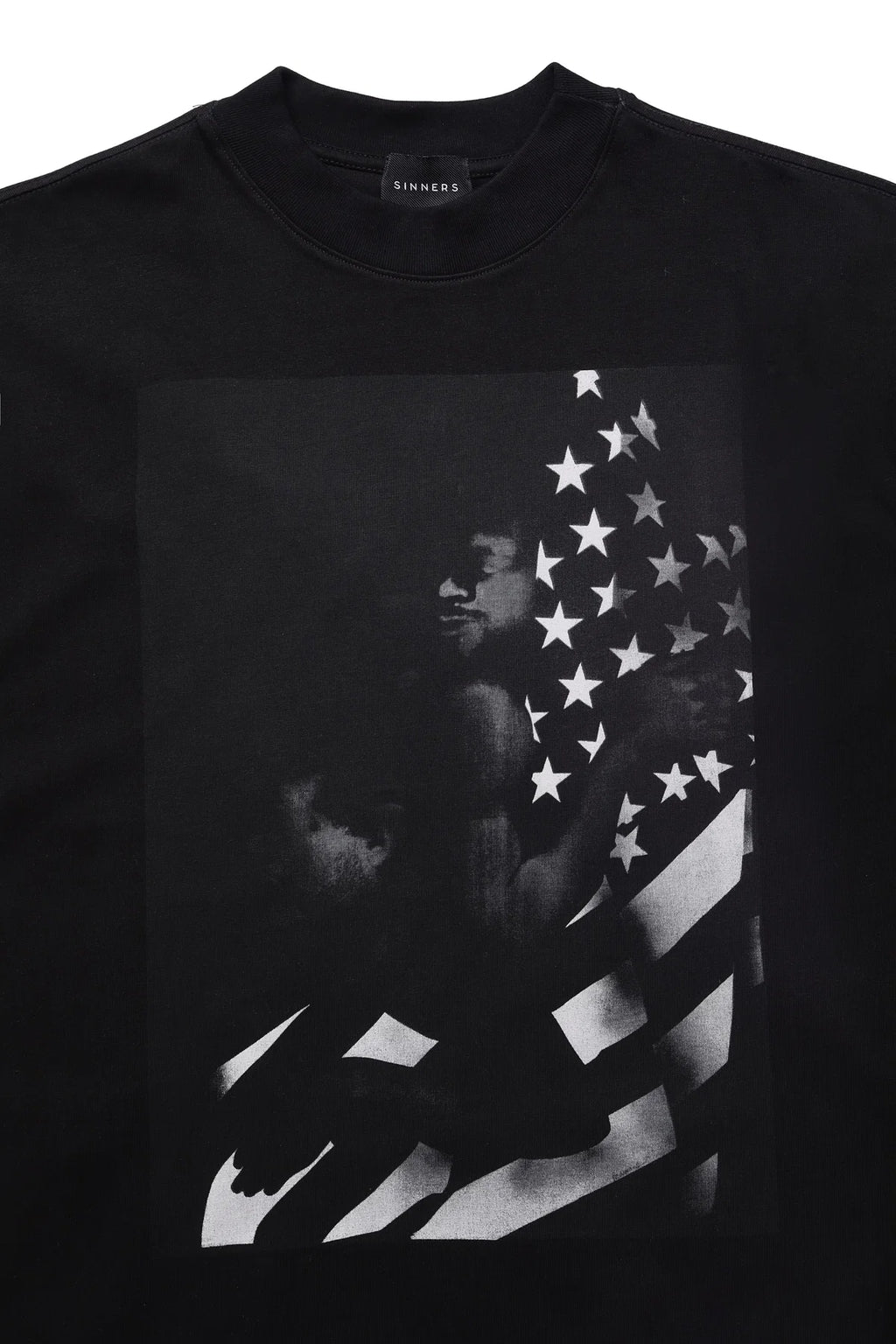 Sinners i <3 america black t-shirt