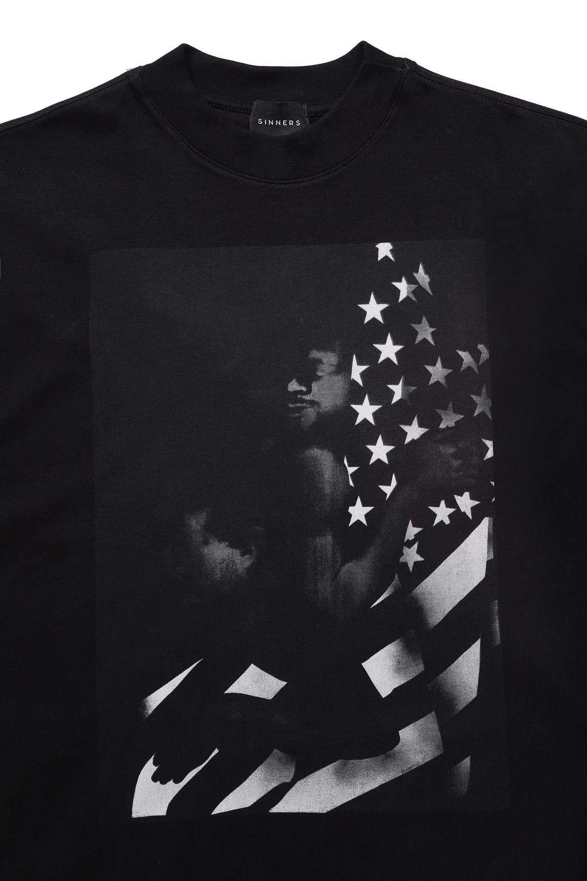 Sinners i <3 america black t-shirt