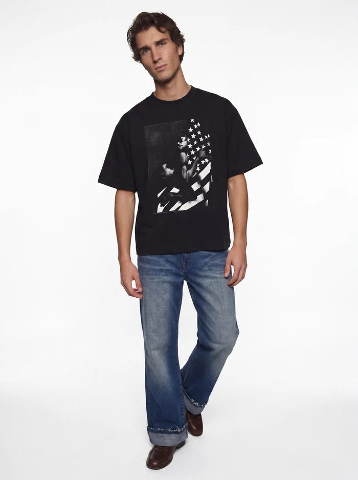 Sinners i <3 america black t-shirt
