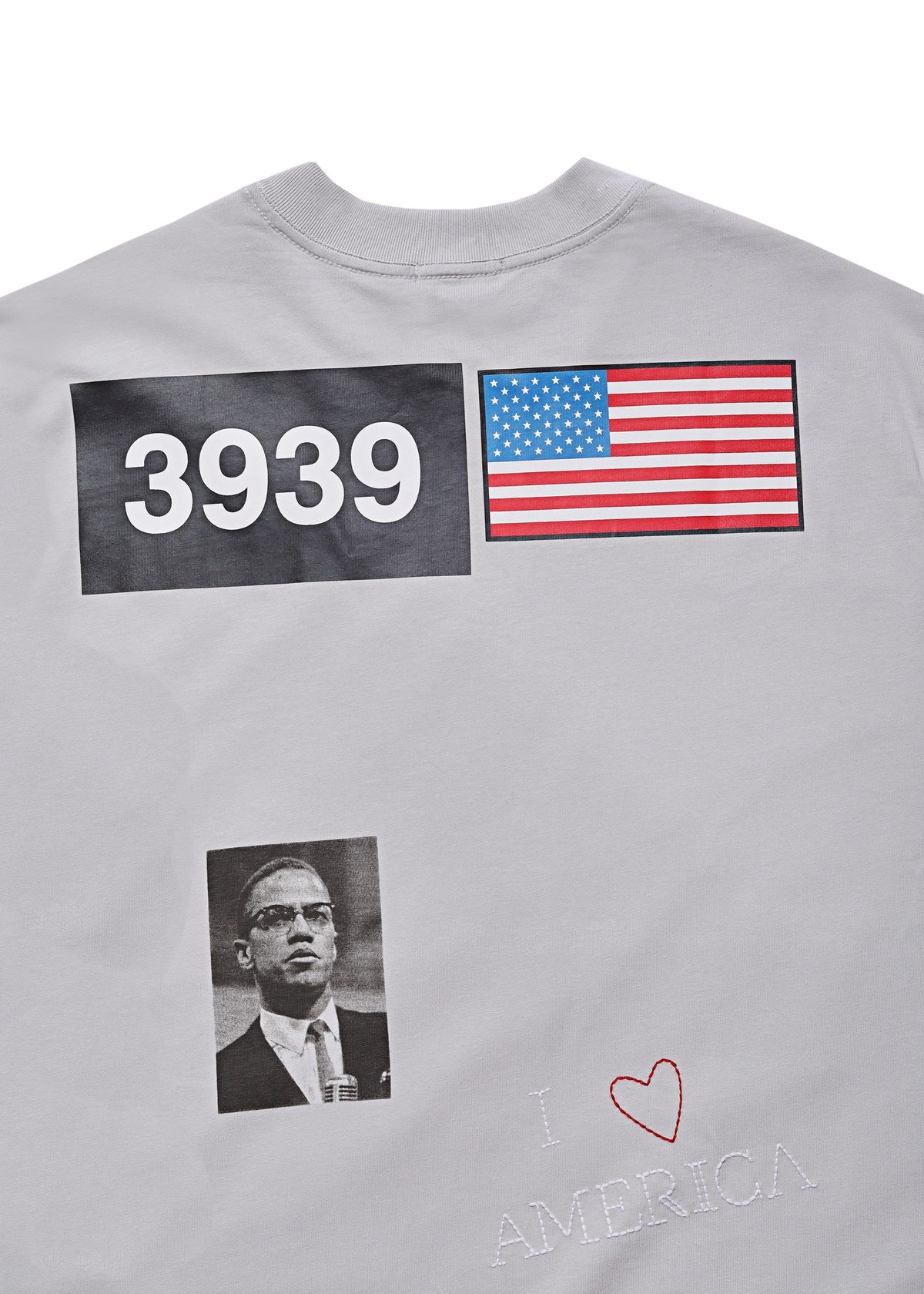 Sinners i <3 america gray t-shirt