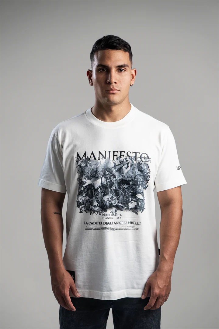 Manifesto Camiseta Regular La Caída de los Ángeles