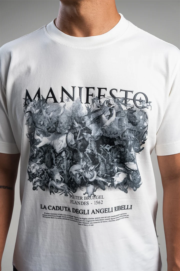 Manifesto Camiseta Regular La Caída de los Ángeles