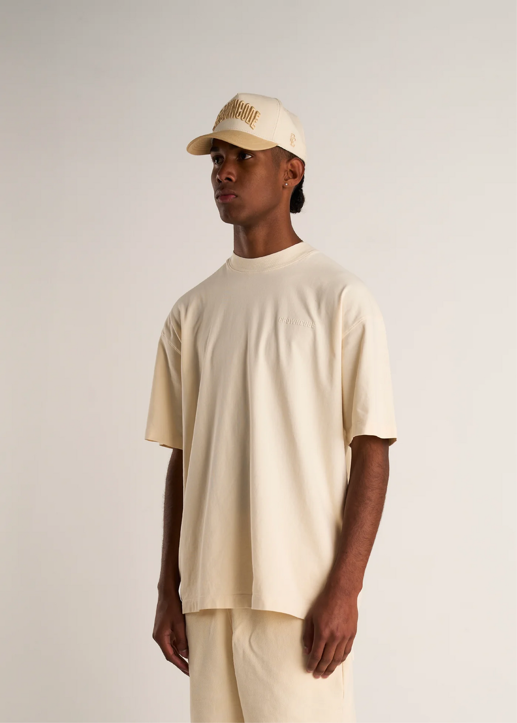 Crowncode camiseta dreamers - crema