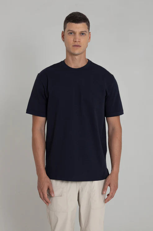 Remanence T-shirt Cling Azul Noche