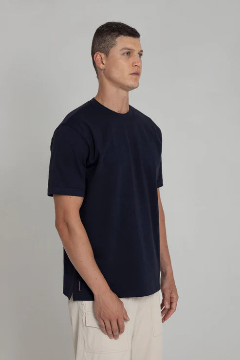 Remanence T-shirt Cling Azul Noche