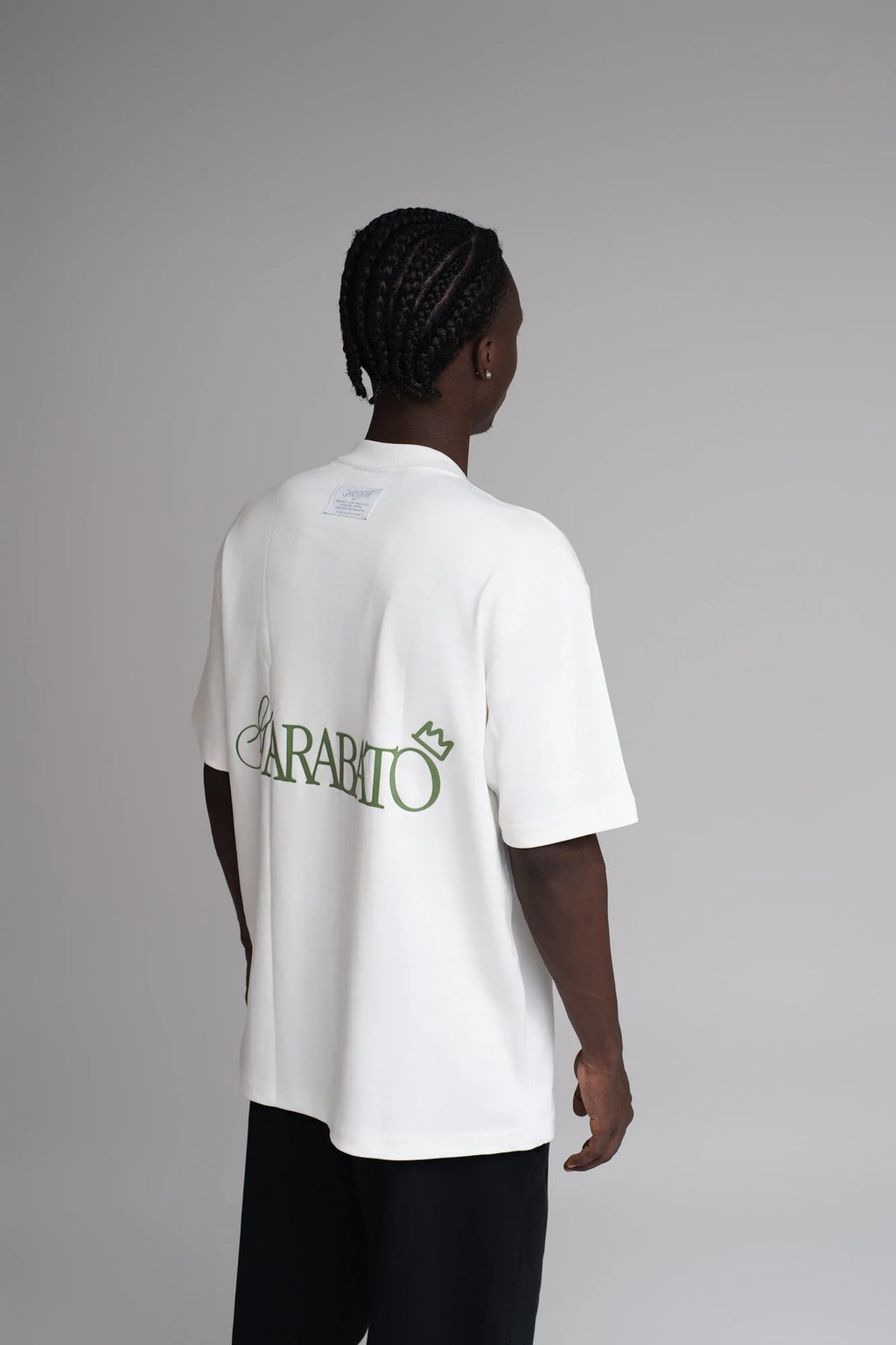 Garabato t-shirt white basic garabato 001